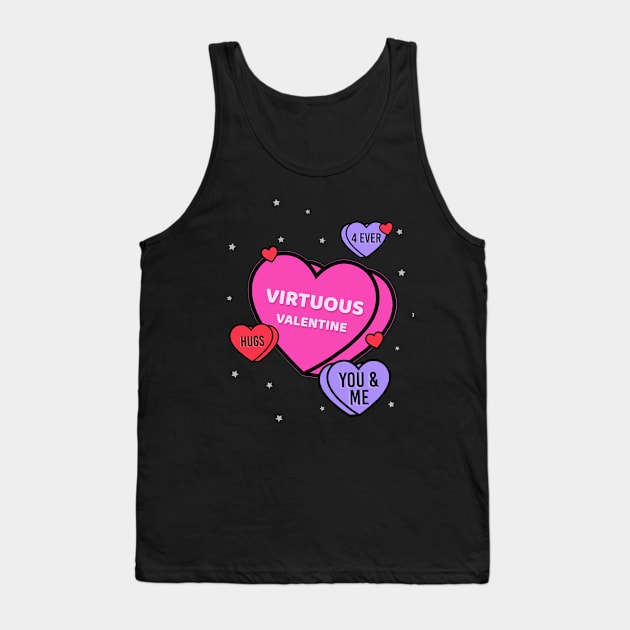 Virtuous Valentine, Valentine's Day, Love Hearts, Doctors Valentine, Nurses Valentine Tank Top by Style Conscious